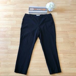 Black Plus Size Ankle Dress Pants